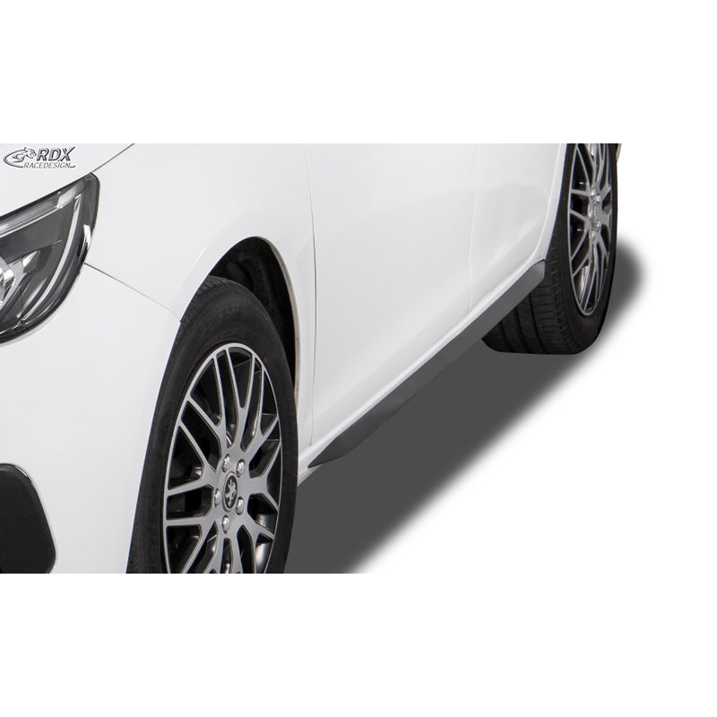 RDX, Sidokjolar, ABS blank svart, passar till Peugeot 308 II Hatchback (2013-2021)
