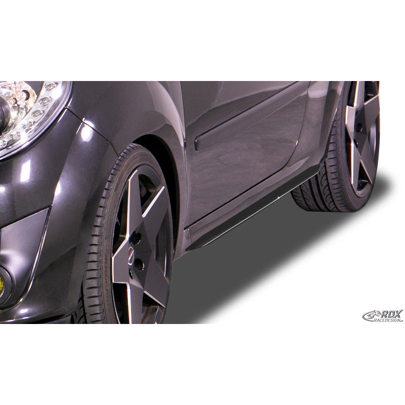 RDX RaceDesign, Sidokjolar, passar Renault Twingo II 2007-2014 'Slim' (ABS)