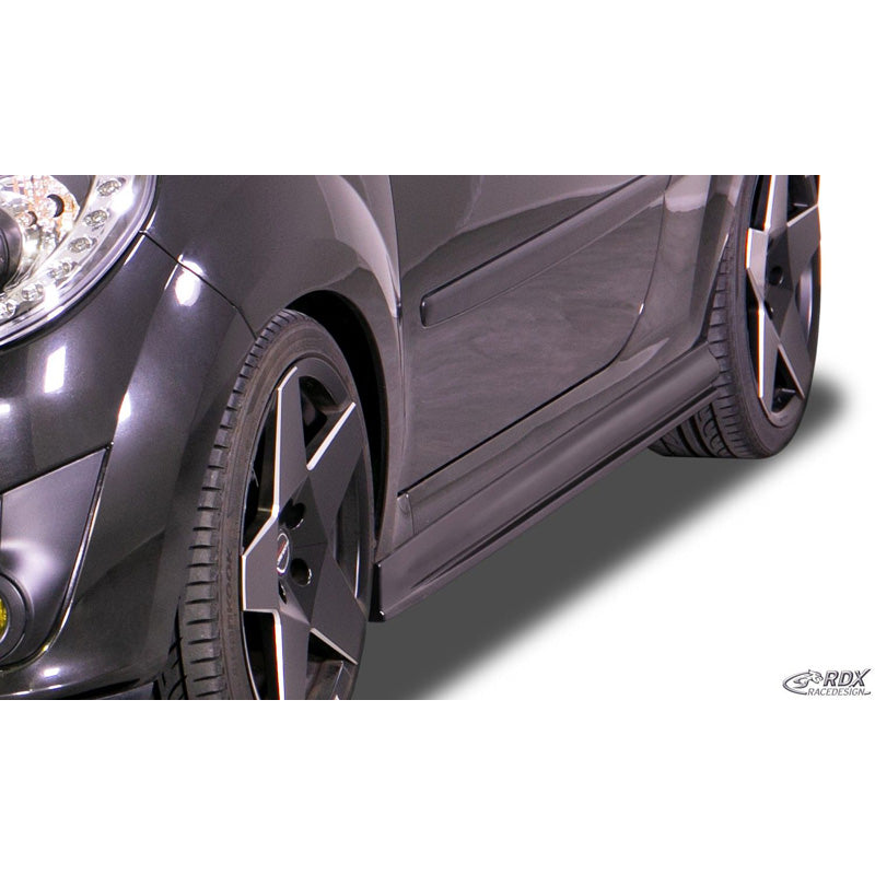 RDX RaceDesign, Sidokjolar, passar Renault Twingo II 2007-2014 'Edition' (ABS)
