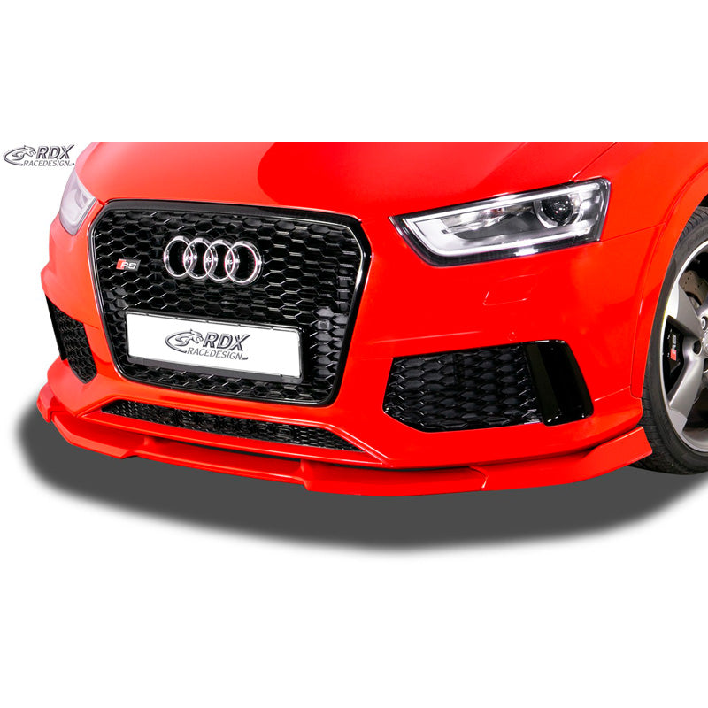 RDX Racedesign, etuspoileri Vario-X, sopii Audi RS Q3 (8U) 2013-2018 (PU)