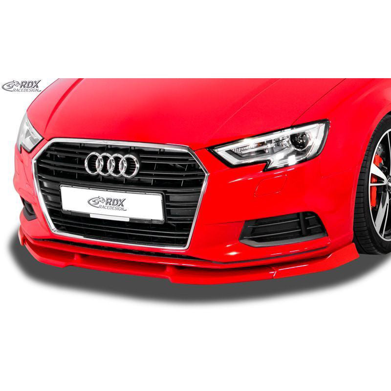 RDX Racedesign, etuspoileri Vario-X, sopii Audi A3 (8V7) Cabrio Facelift 2016- (PU)