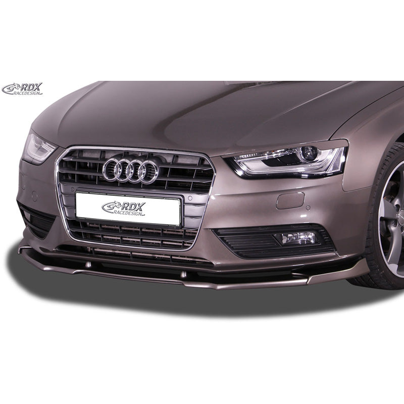 RDX Racedesign, etuspoileri Vario-X ''V2'', sopii Audi A4 B8 Facelift 2012-2015 (PU)