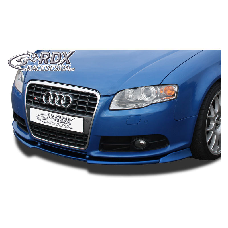 RDX Racedesign, etuspoileri Vario-X, sopii Audi A4 8E/B7 S-Line/S4 2005-2008 (PU)