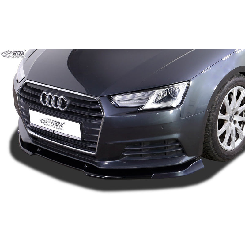 RDX Racedesign, etuspoileri Vario-X, sopii Audi A4 8W B9 2015-2019 (PU)