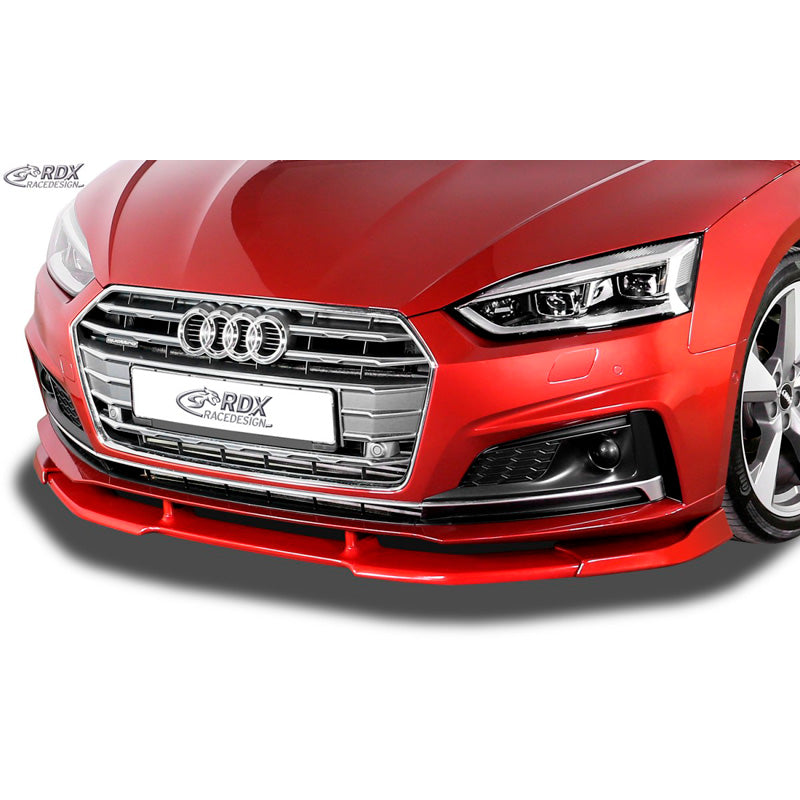 RDX Racedesign, etuspoileri Vario-X, sopii Audi A5 S-Line & S5 (F5) Coupe/Cabrio/Sportback 2016-2020 (PU)