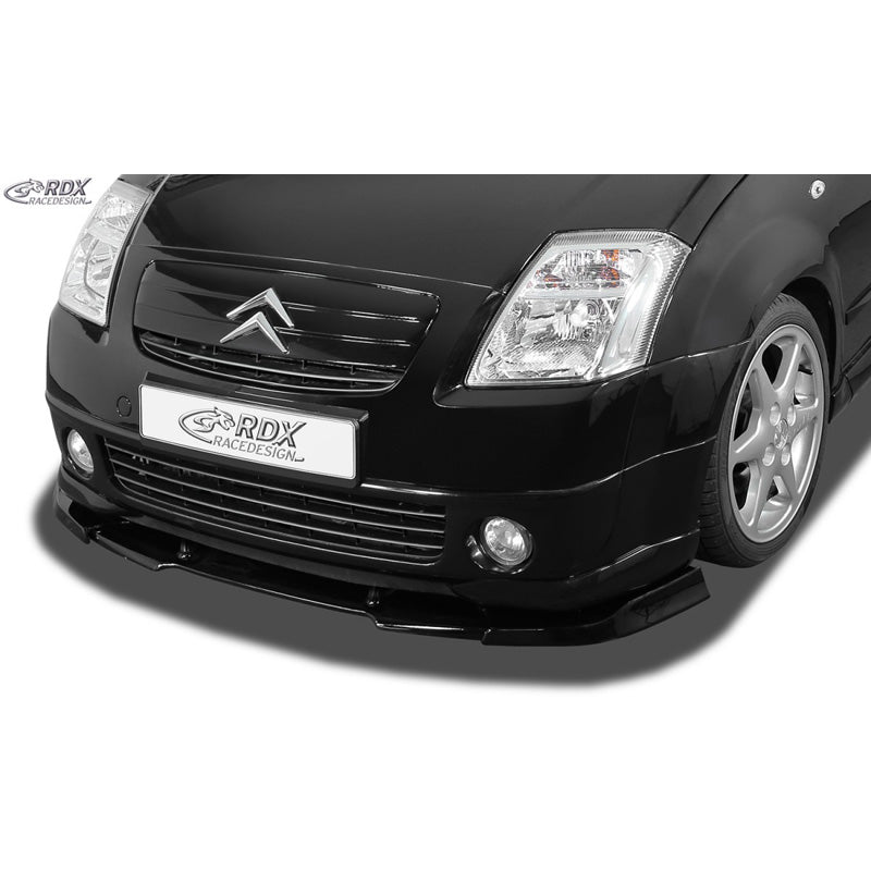 RDX Racedesign, etuhelmaspoileri Vario-X, sopii Citroën C2 VTR/VTS (PU)