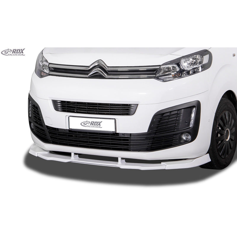 RDX Racedesign, etuhelmaspoileri Vario-X, sopii Citroën Jumpy/Spacetourer & Peugeot Expert/Traveller & Toyota Proace/Proace Verso 2016- Opel Vivaro/Zafire Life 2019- & Fiat Scudo/Ulysse 2022- (PU)