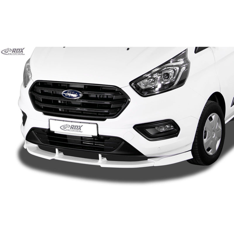RDX Racedesign, etuspoileri Vario-X, sopii Ford Transit Custom & Tourneo Custom MK7 FL 2018-2022 (PU)