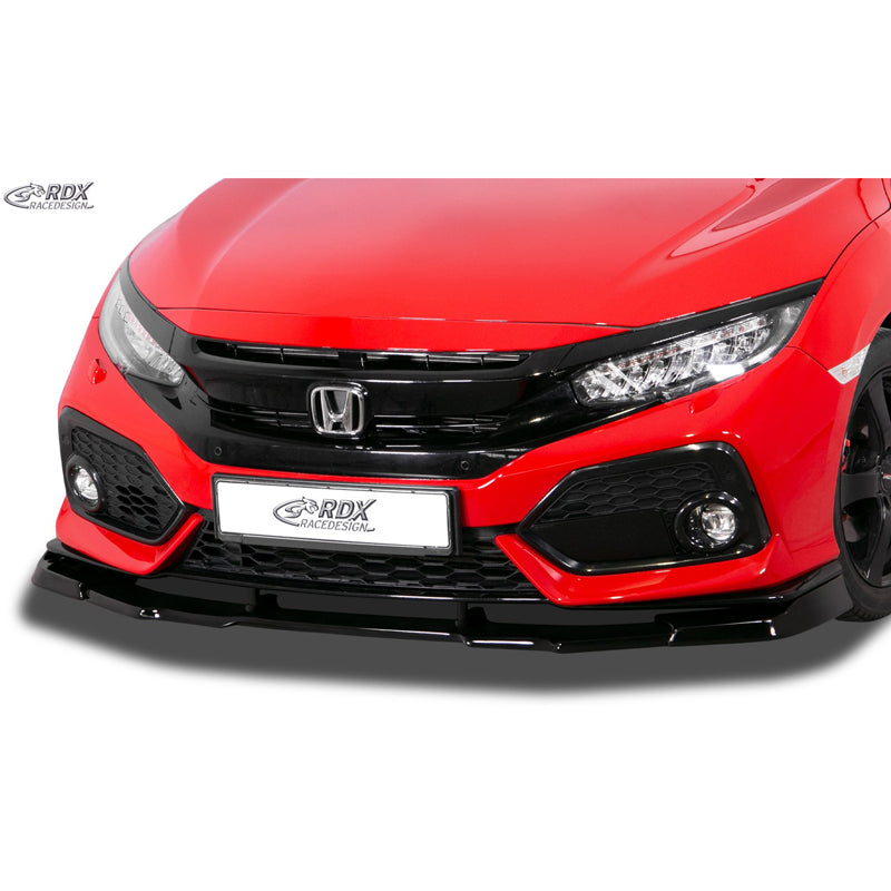 RDX Racedesign, Etuspoileri Vario-X, sopii Honda Civic X 2017- (PU)