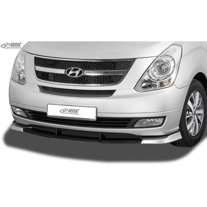 RDX, frontspoiler VARIO-X, svart, passar till Hyundai H-1 Travel / Cargo / Starex / Grand Starex (2007-2018)