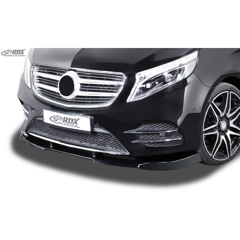 RDX Racedesign, etuspoileri Vario-X, sopii Mercedes V-Class W447  2014-2019 & FL 2019- AMG-Line (PU)