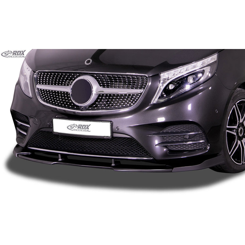 RDX Racedesign, etuspoileri Vario-X, sopii Mercedes V-Class W447 AMG-Line 2014-2019 & FL 2019- (PU)