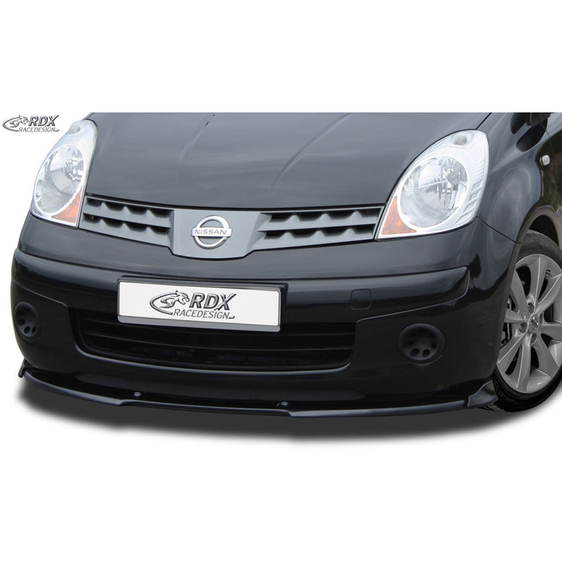 RDX Racedesign, etuspoileri Vario-X, sopii Nissan Note (E11) 2005-2009 (PU)
