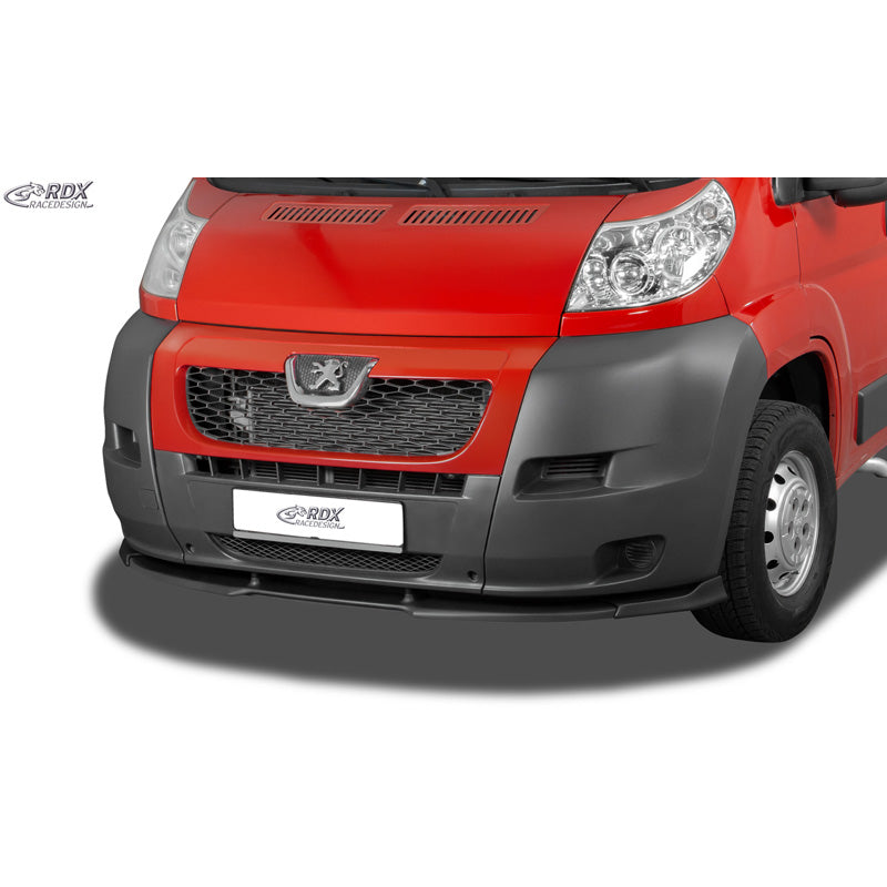 RDX, Frontspoiler Vario-X, passar till Peugeot Boxer / Fiat Ducato / Citroën Jumper (2006-2014) (utan skärmbreddare), PUR