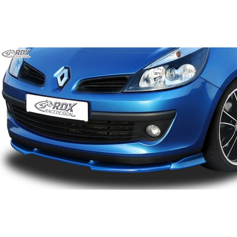 RDX Racedesign, etuspoileri Vario-X, sopii Renault Clio III Vaihe 1 2005-2009 ilman RS (PU)