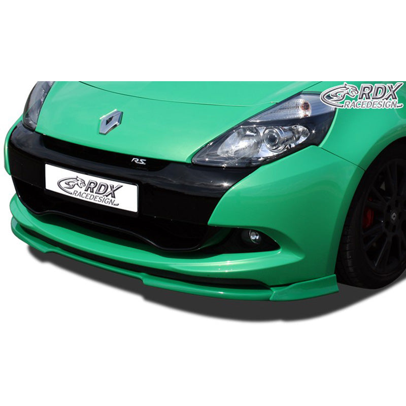 RDX Racedesign, etuspoileri Vario-X, sopii Renault Clio III RS Phase 2 2009-2012 (PU)