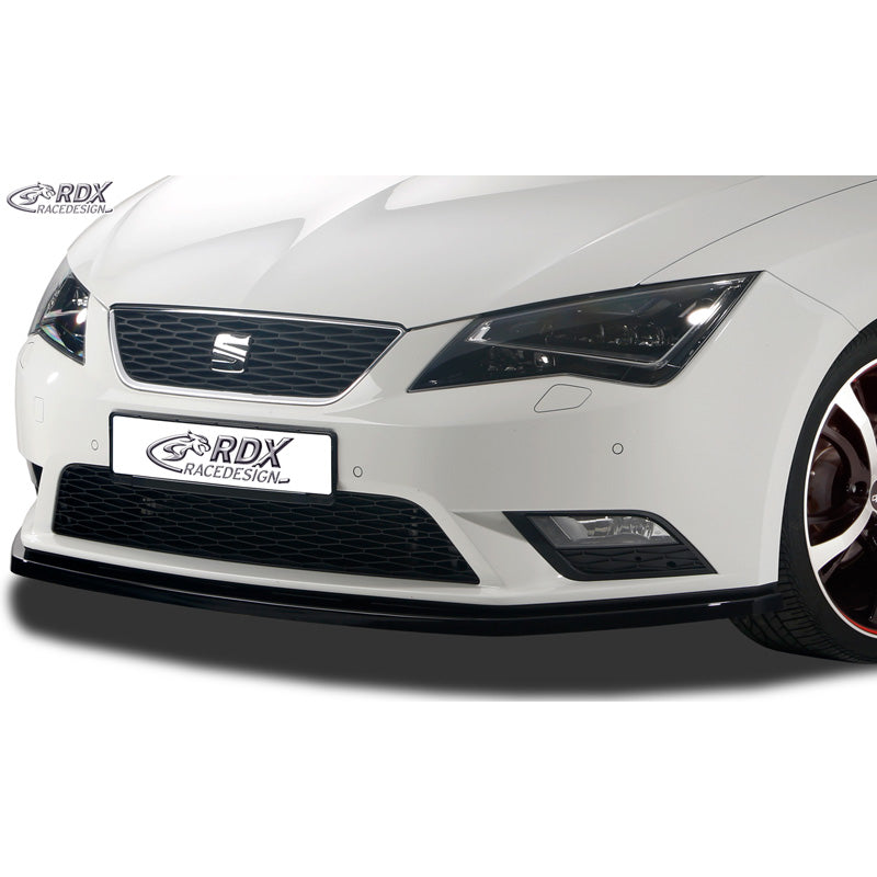 RDX Racedesign, etuspoileri, sopii Seat Leon 5F SC/5-doors/ST 2013-2017 excl. FR/Cupra (ABS kiiltävä musta)