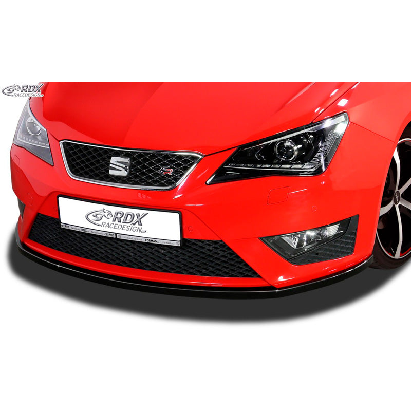 RDX Racedesign, etuspoileri, sopii Seat Ibiza 6J SC/HB/ST FR Facelift 2012-2017 (ABS kiiltävä musta)