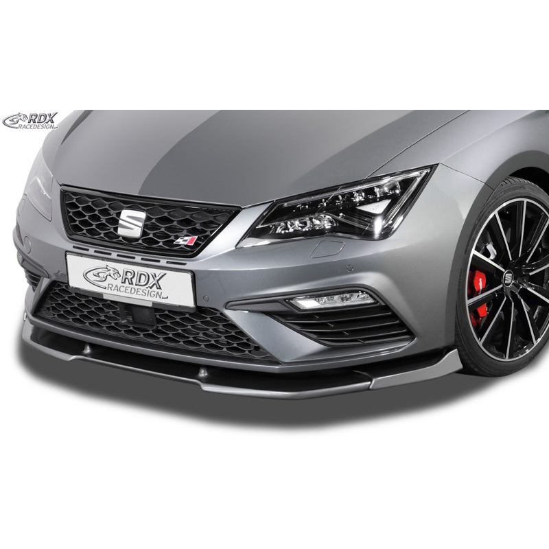 RDX Racedesign, etuspoileri Vario-X, sopii Seat Leon 5F FR/Cupra/Cupra 300 Facelift 2017-2020 sis. SC/ST (PU)