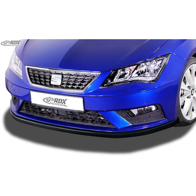 RDX Racedesign, etuspoileri, sopii Seat Leon 5F SC/5-doors/ST Facelift 2017-2020 excl. FR/Cupra (ABS kiiltävänmusta)