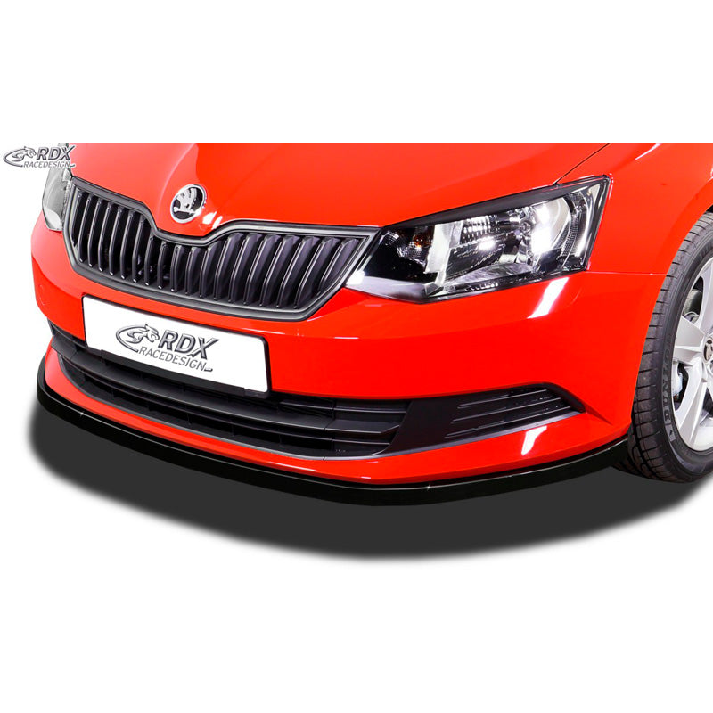 RDX Racedesign, etuspoileri, sopii Skoda Fabia III (NJ) 2014-2018 (ABS kiiltävä musta)