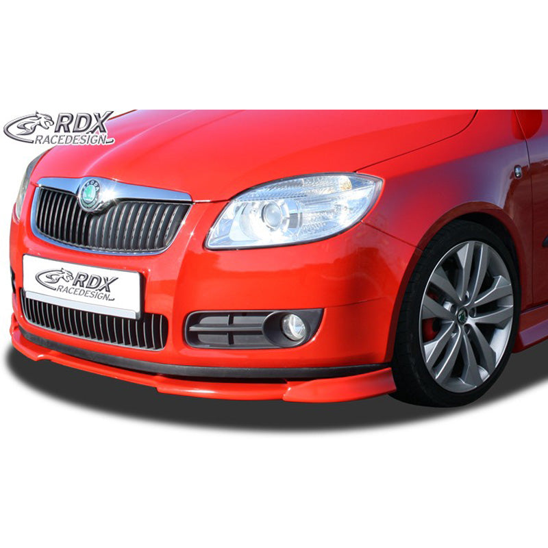 RDX Racedesign, Frontspoiler Vario-X, Passar till Skoda Fabia II 5J (2007-2010) och Roomster, Obehandlad PU