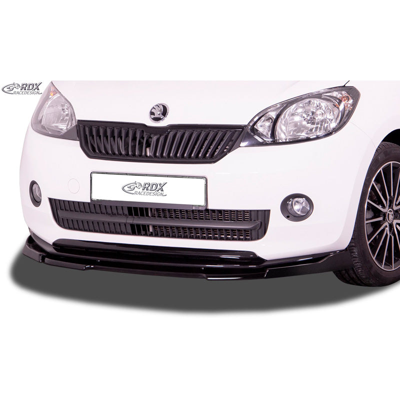 RDX Racedesign, etuspoileri Vario-X, sopii Skoda Citigo 2011-2017 sis. Monte Carlo (PU)