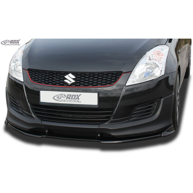 RDX Racedesign, etuspoileri Vario-X, sopii Suzuki Swift FZ/NZ 2010-2013, käsittelemätön PU