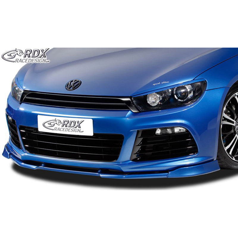 RDX Racedesign, etuspoileri Vario-X, sopii Volkswagen Scirocco III R 2009-2014, käsittelemätön PU