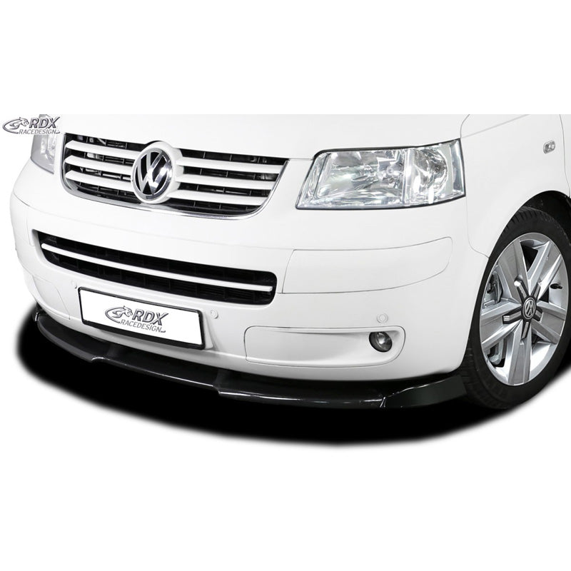 RDX Racedesign, etuspoileri Vario-X, sopii Volkswagen Transporter T5 2003-2009 (maalattu puskuri) (PU)