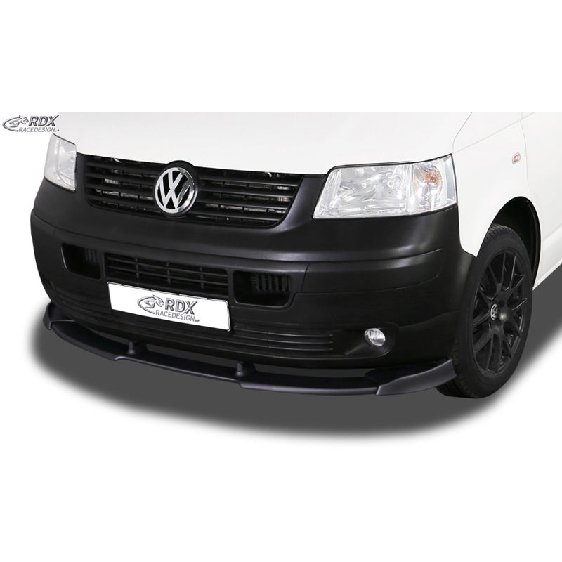 RDX Racedesign, etuspoileri Vario-X, sopii Volkswagen Transporter T5 2003-2009 (maalaamaton puskuri) (PU)