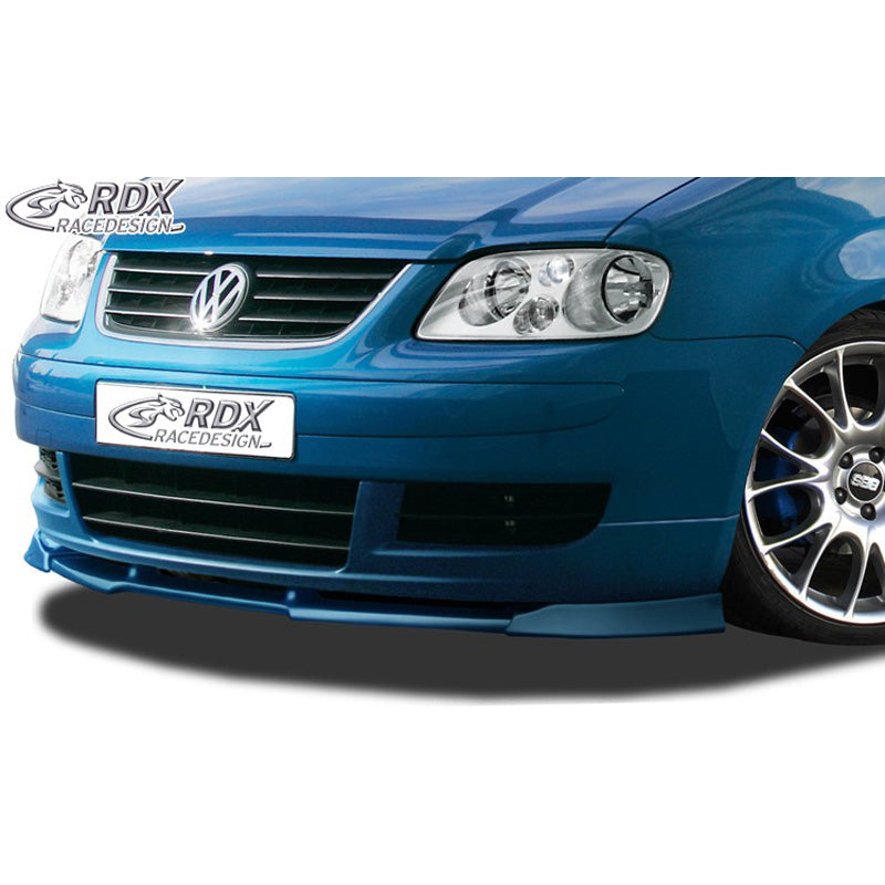 RDX Racedesign, etuspoileri Vario-X, sopii Volkswagen Touran 2003-2006 & Caddy 2004-2010 (PU)