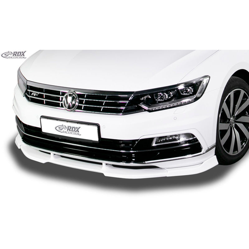 RDX Racedesign, etuspoileri Vario-X, sopii Volkswagen Passat 3G (B8) R-Line 2014-2019 (PU)