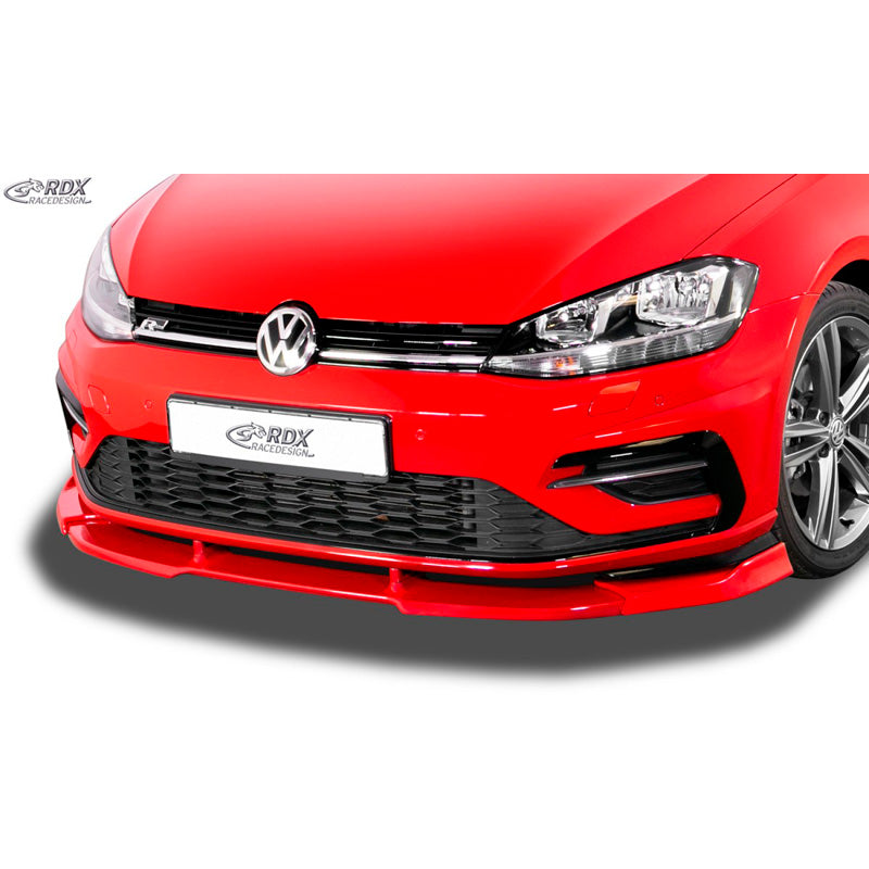 RDX Racedesign, etuspoileri Vario-X, sopii Volkswagen Golf VII R-Line Facelift 2017-, käsittelemätön PU