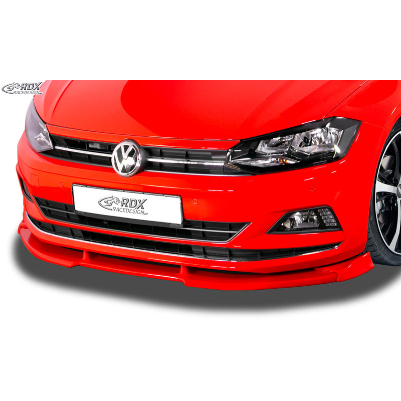 RDX Racedesign, frontspoiler Vario-X, passar till Volkswagen Polo (2G/AW) 2017- exkl. R-Line/GTi (PU)