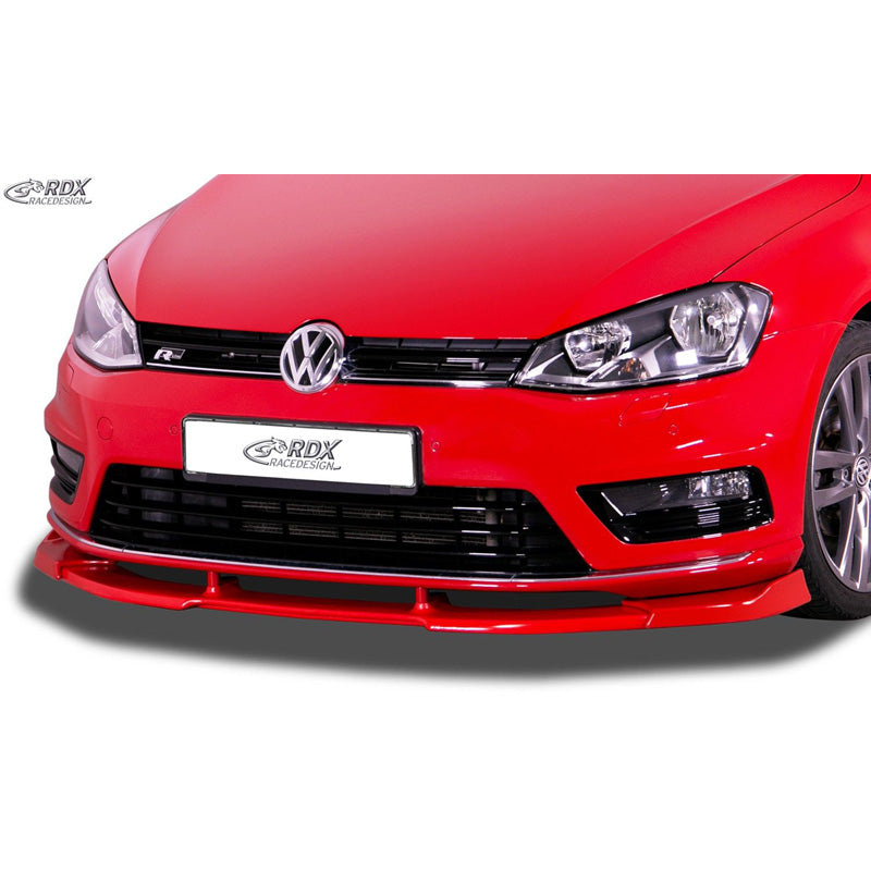 RDX Racedesign, etuspoileri Vario-X, sopii Volkswagen Golf VII R Line 2012-2017 (PU)