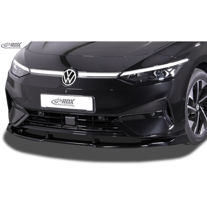 RDX Racedesign, etuspoileri Vario-X, sopii Volkswagen ID.7 2023-, käsittelemätön PUR-muovi