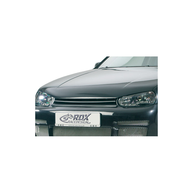 RDX Racedesign, konepellin jatke, sopii Volkswagen Golf IV 1997-2004 + integrated bonnet insert (Metal)