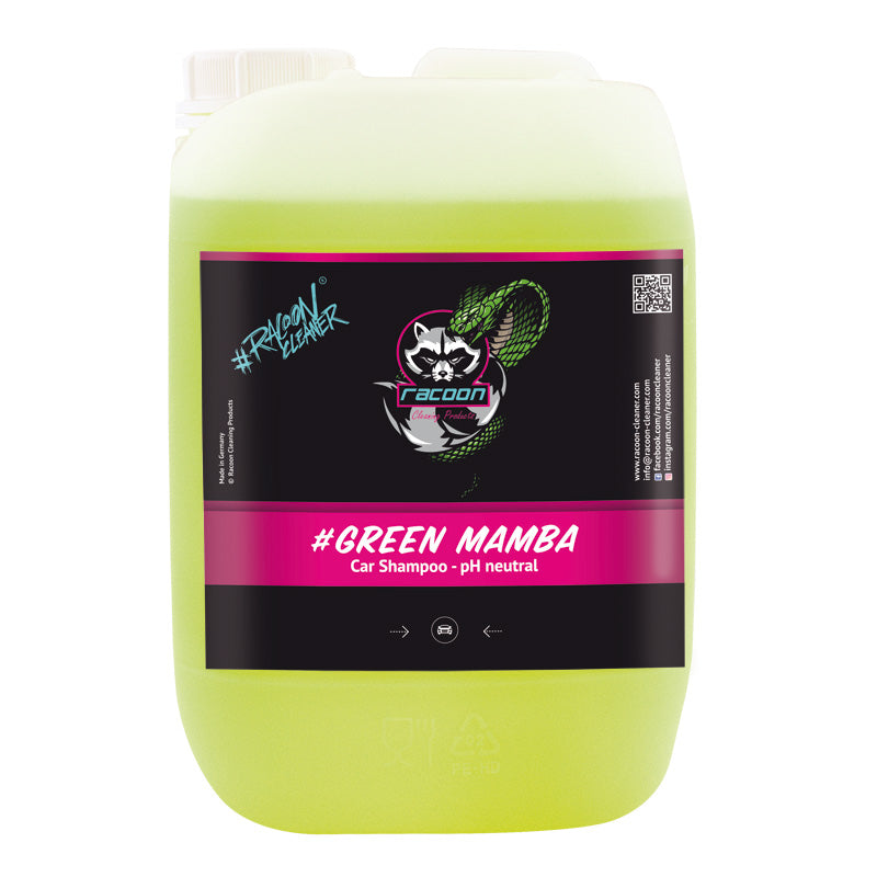 Racoon, GREEN MAMBA autoshampoo - pH-neutraali - 5000ml
