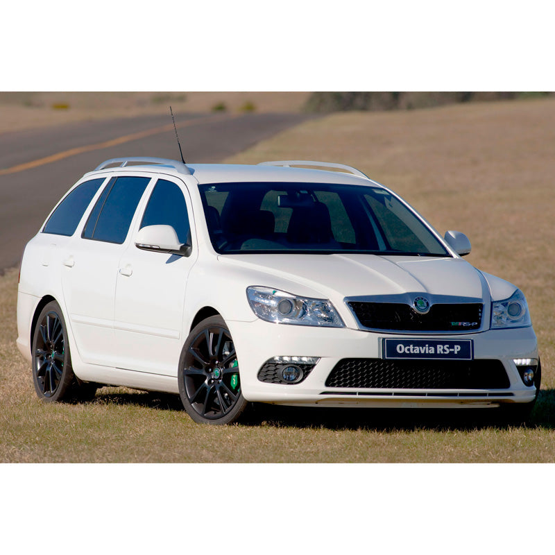 AutoStyle, etulokasuoja Skoda Octavia 2009-2012 'RS-Look' sis. säleikkö, DRL & sumuvalot - maalaamaton