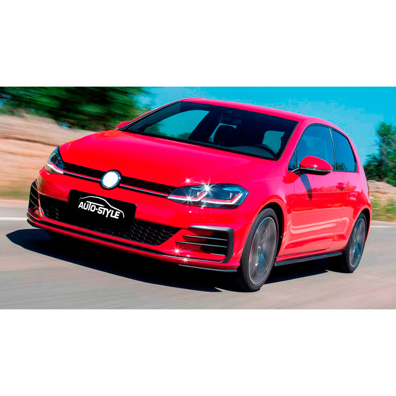 AutoStyle, etuspoilerisarja Volkswagen Golf VII Facelift 2017- 'GTi-Look' sisältäen säleikön & sumuvalot - maalaamaton