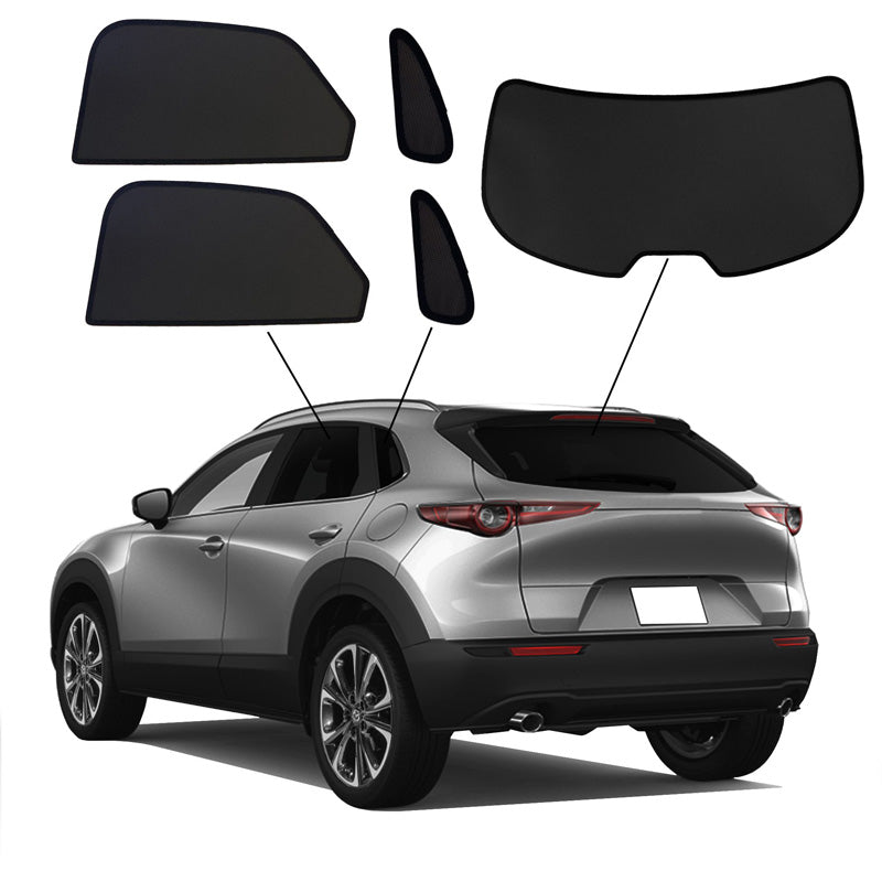 SunClip, aurinkoverho ja yksityisyyssuoja, sopii Mazda CX-30 (DM):ään (2019-)