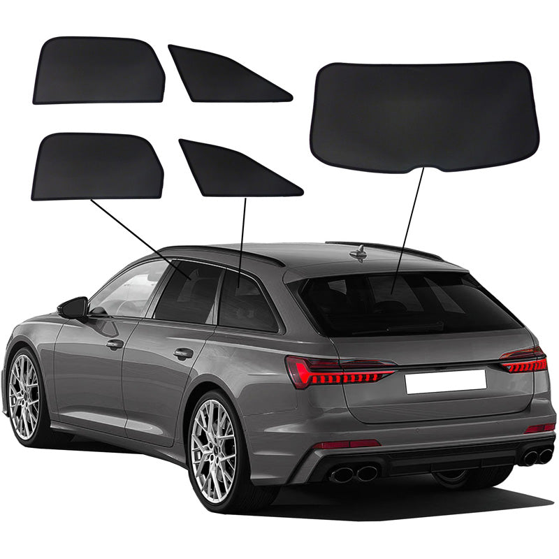 SunClip, aurinkoverho ja aurinkosuoja, sopii Audi A6 (C8) Avantiin (2018-2025)