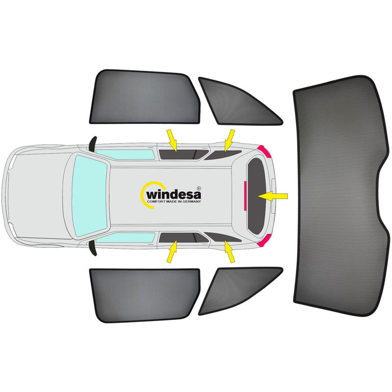 SunClip, solgardin och privatlivsskydd, passar till Dacia Bigster (2024-)