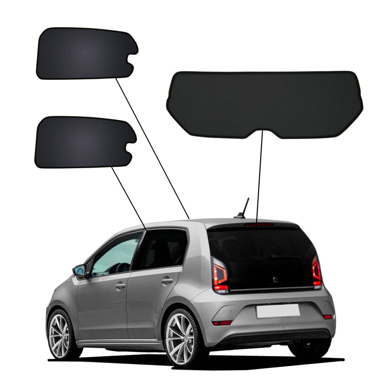 SunClip, solgardin & solfilter, passar till Volkswagen Up! & Seat Mii & Skoda Citigo 5-dörrars (2011-)