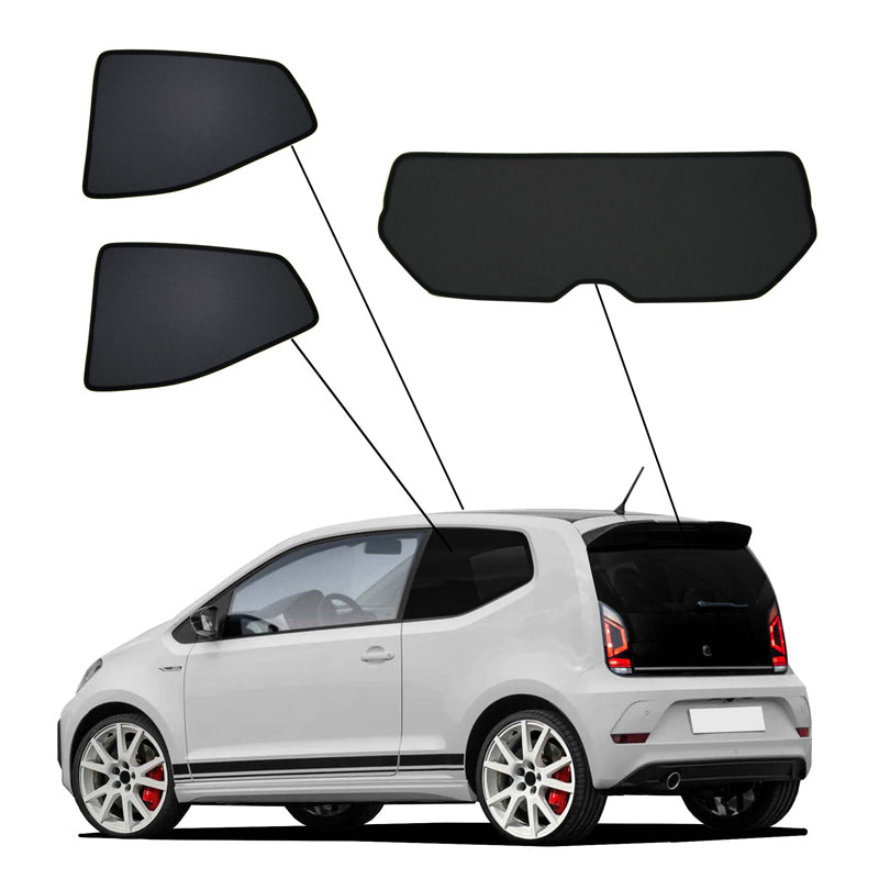 SunClip, aurinkoverho ja auringonsuoja, sopii Volkswagen Up! 3-ovinen (2011-2023)