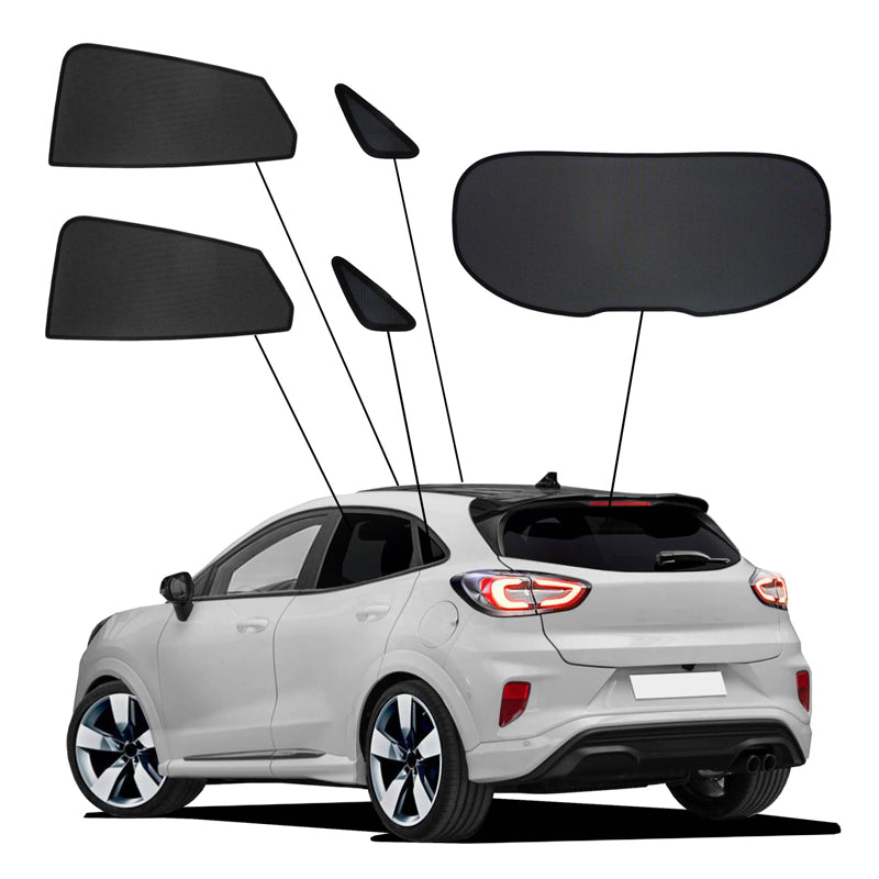 SunClip, aurinkoverho ja aurinkosuoja, sopii Ford Puma II (2019-)