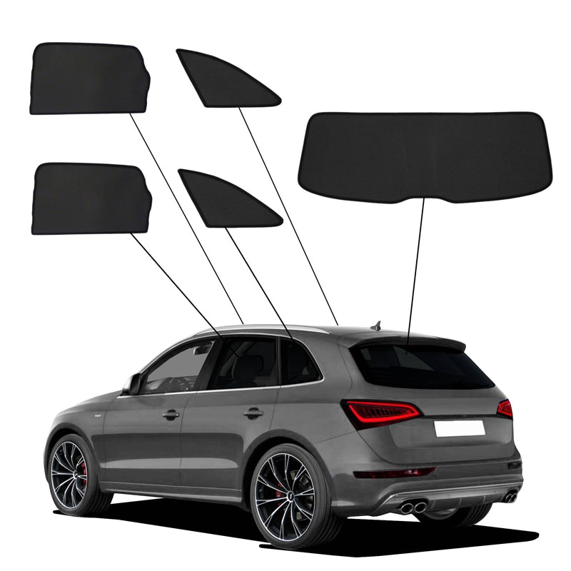 SunClip, aurinkoverho ja yksityisyyssuoja, sopii Audi Q5:een (8R) (2008-2016)