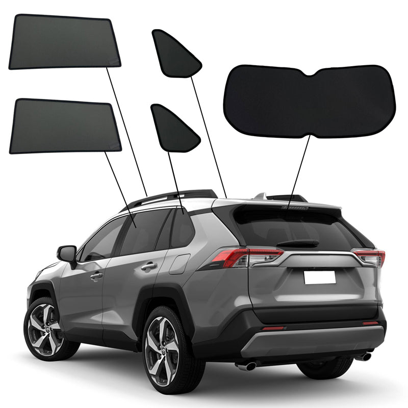 SunClip, solgardin och insynsskydd, passar till Toyota RAV4 V (2018-2025)