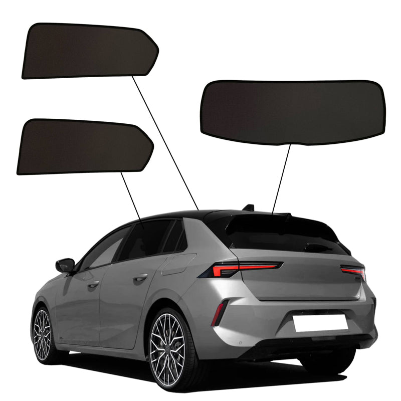 SunClip, aurinkoverho, yksityisyyssuoja & aurinkosuoja, sopii Opel Astra L HB 5-ovinen (2021-)